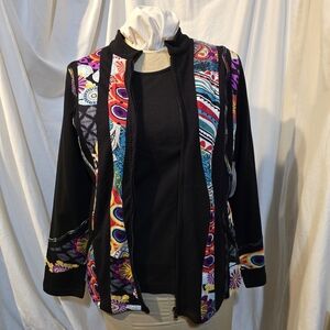Parsley & Sage Multicolor Bomber Jacket